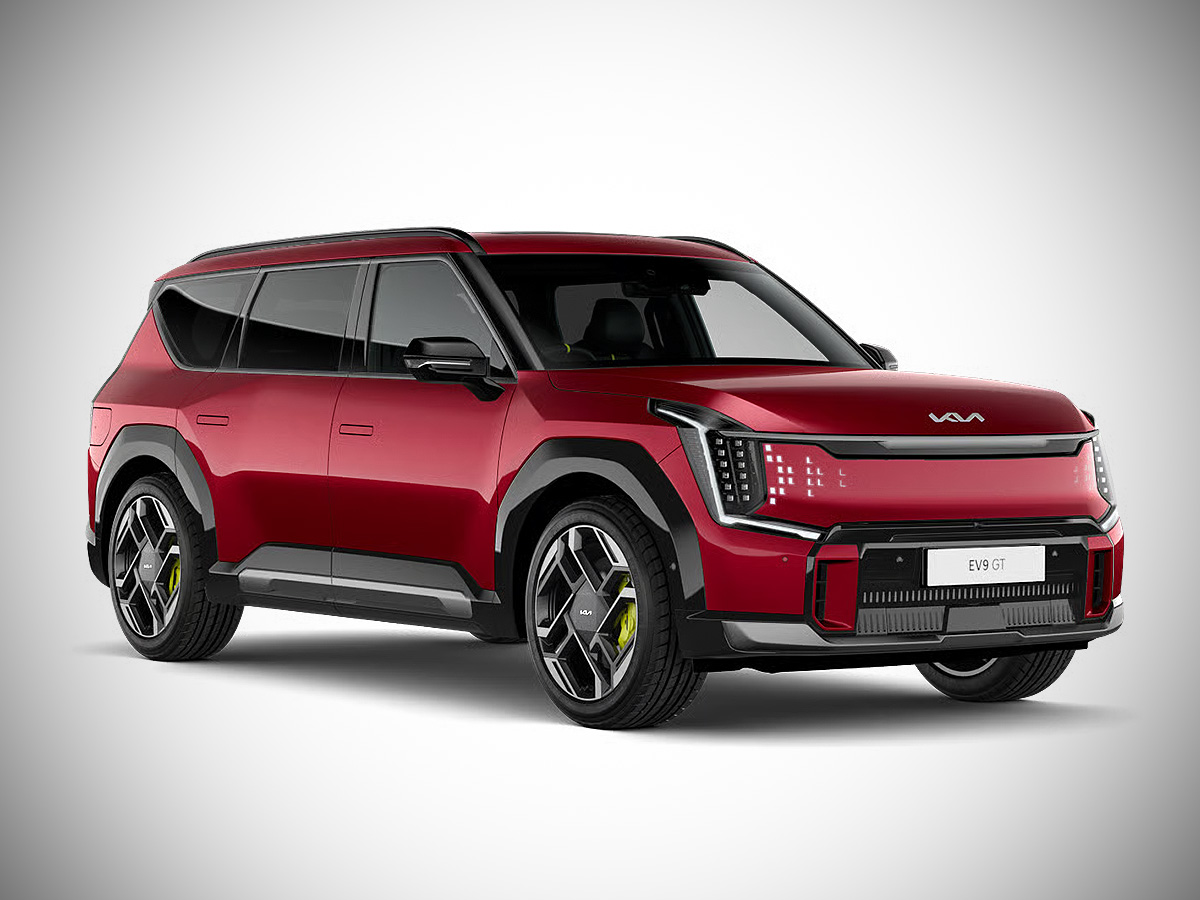 2026 Kia EV9 GT Colour Options: A Guide to Choosing the Right Colour 1 2026 Kia EV9 GT Aurora Red Front