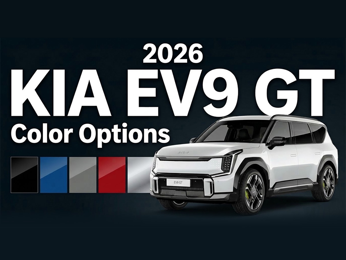 2026 Kia EV9 GT Colors All Options