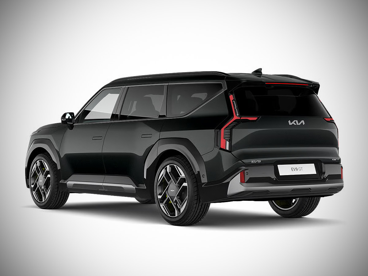 2026 Kia EV9 GT Colour Options: A Guide to Choosing the Right Colour 4 2026 Kia EV9 GT Midnight Black Rear