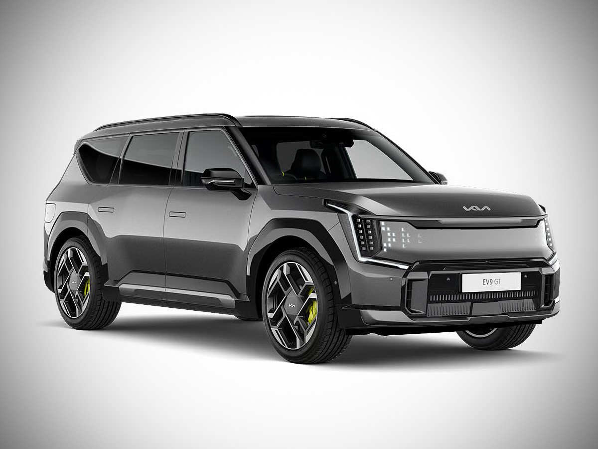 2026 Kia EV9 GT Colour Options: A Guide to Choosing the Right Colour 9 2026 Kia EV9 GT Shadow Grey Front