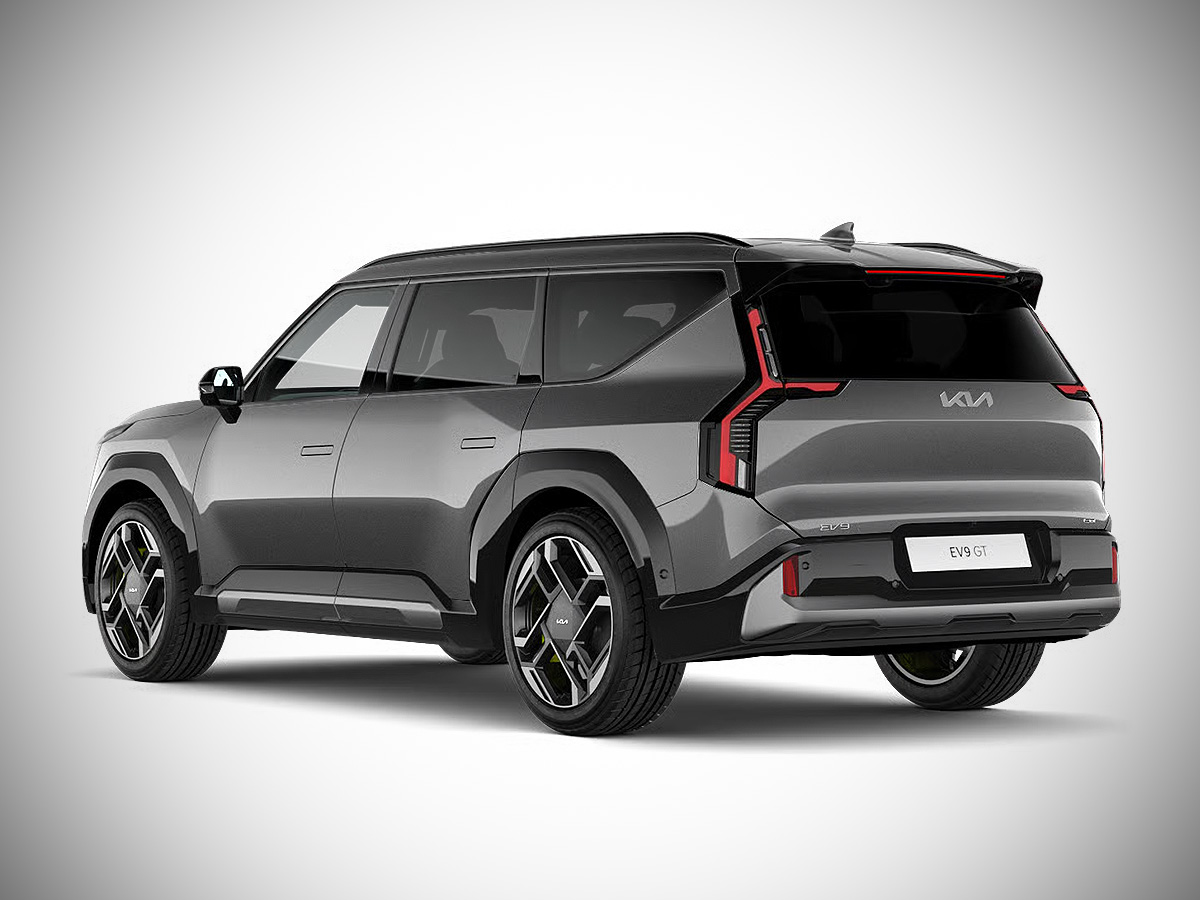 2026 Kia EV9 GT Colour Options: A Guide to Choosing the Right Colour 10 2026 Kia EV9 GT Shadow Grey Rear