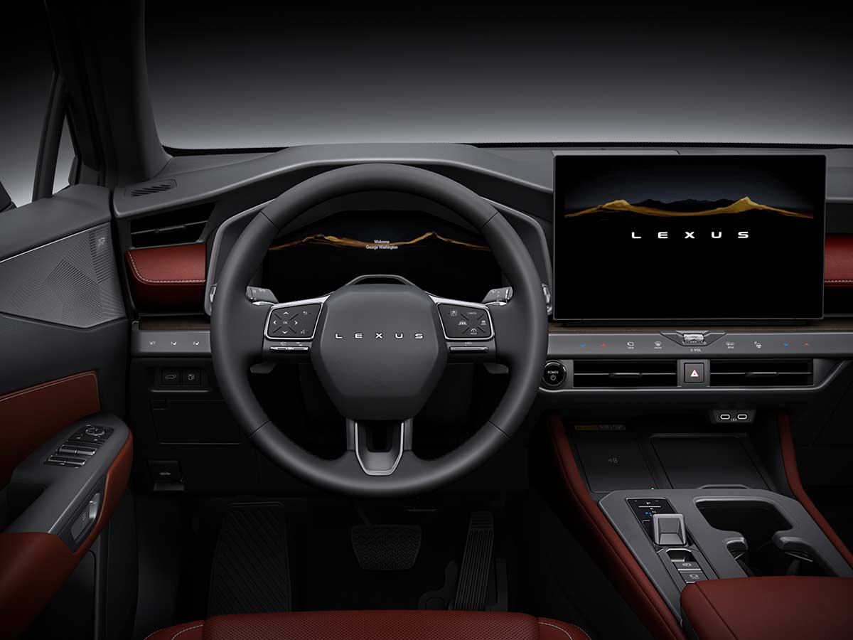 2026 Lexus NX Steering Wheel and Touchscreen