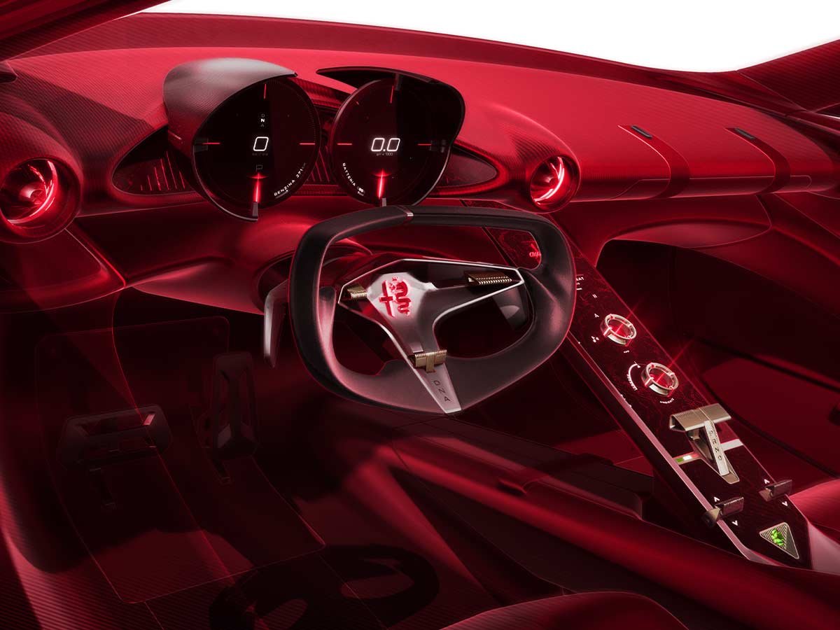 Alfa Romeo Cuorerosso Concept Revealed: A New Vision of Italian Sports Cars 9 2027 Alfa Romeo Cuorerosso Concept Interior Design