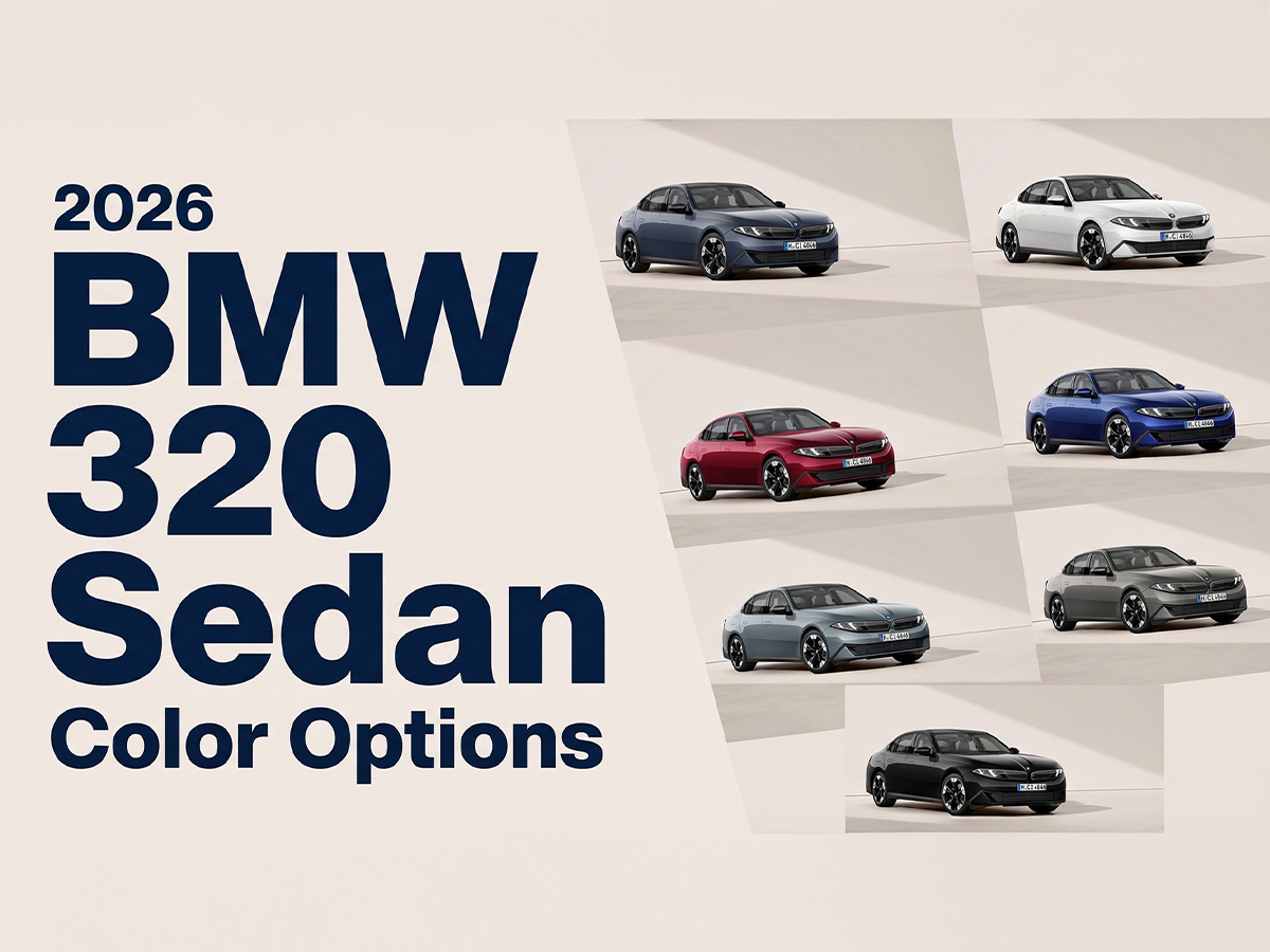 2027 BMW 3 Series 320 Saloon All Color Options