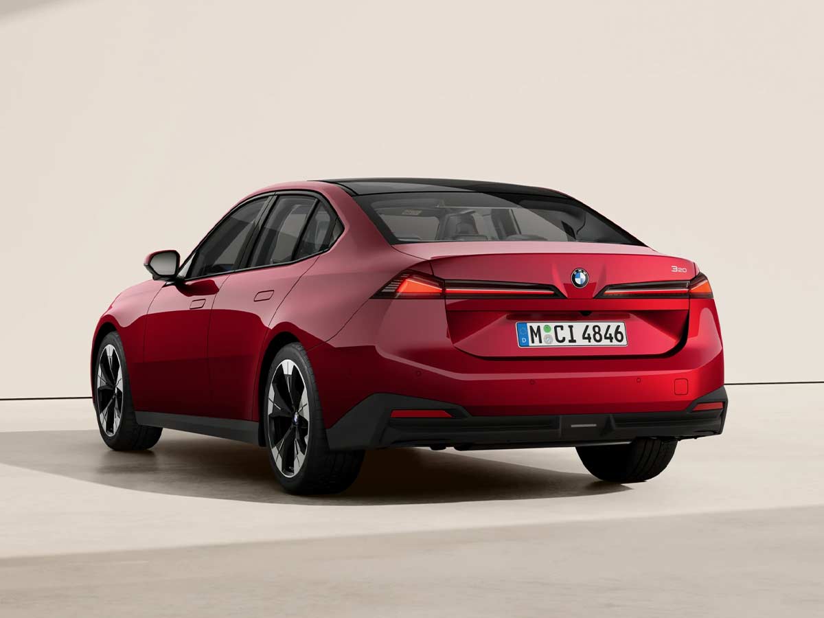 2027 BMW 3 Series 320 Saloon Fire Red Rear