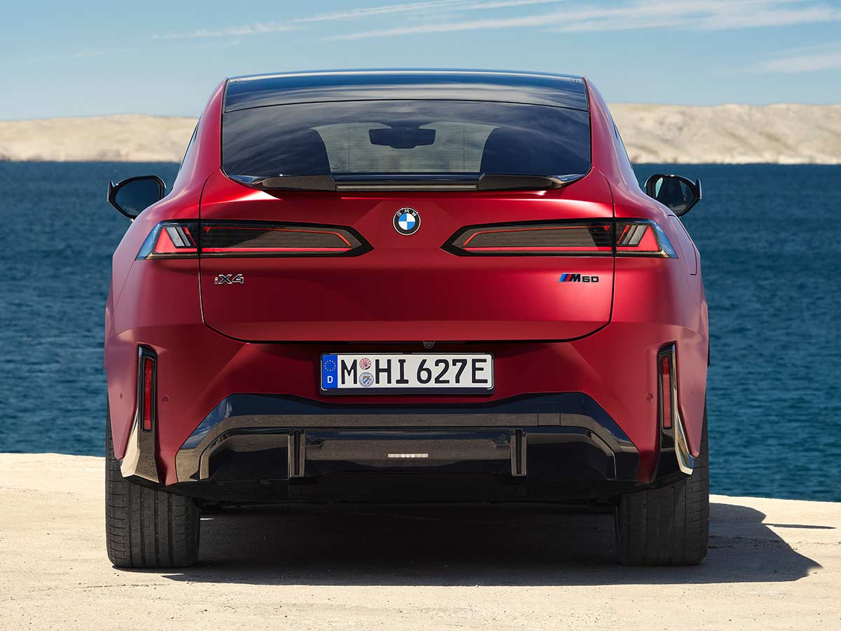 2027 BMW iX4 M60 Xdrive Rear View