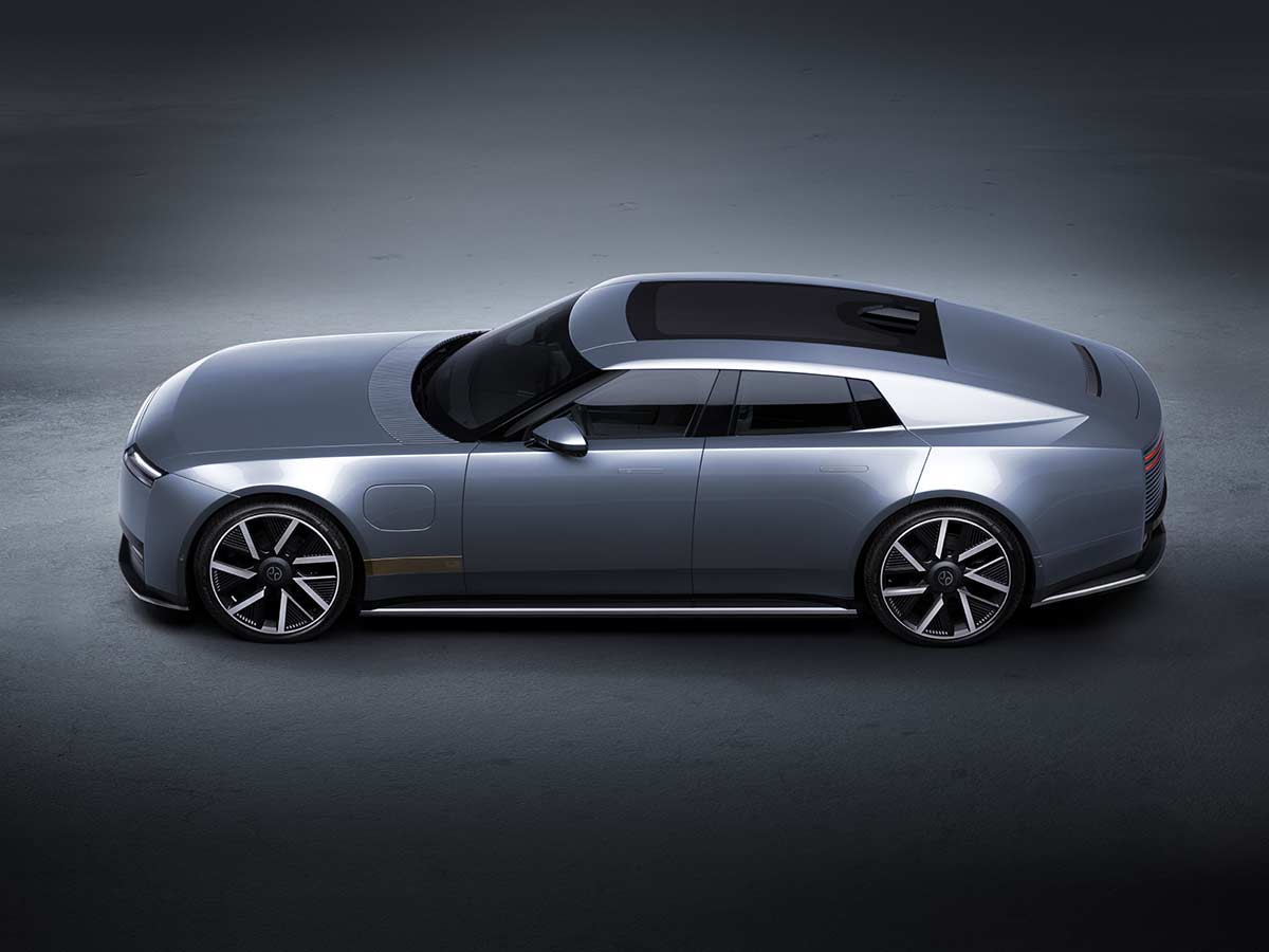 2027 Jaguar Type 01 Blue Side top