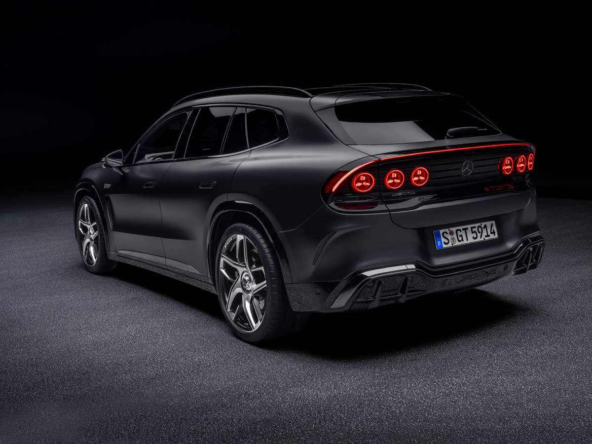 2027 Mercedes AMG GT 55 SUV Rear Quarter View