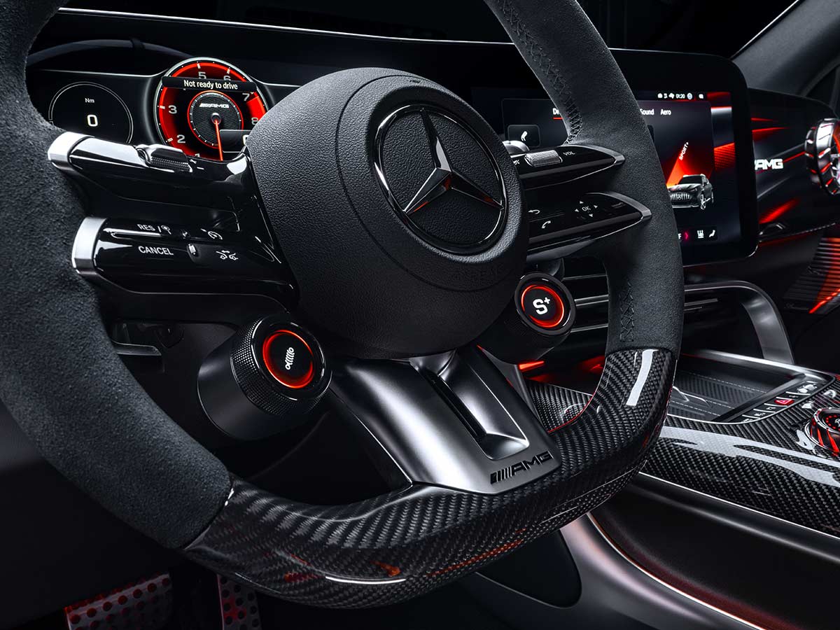 2027 Mercedes AMG GT 55 SUV Steering Wheel Controls