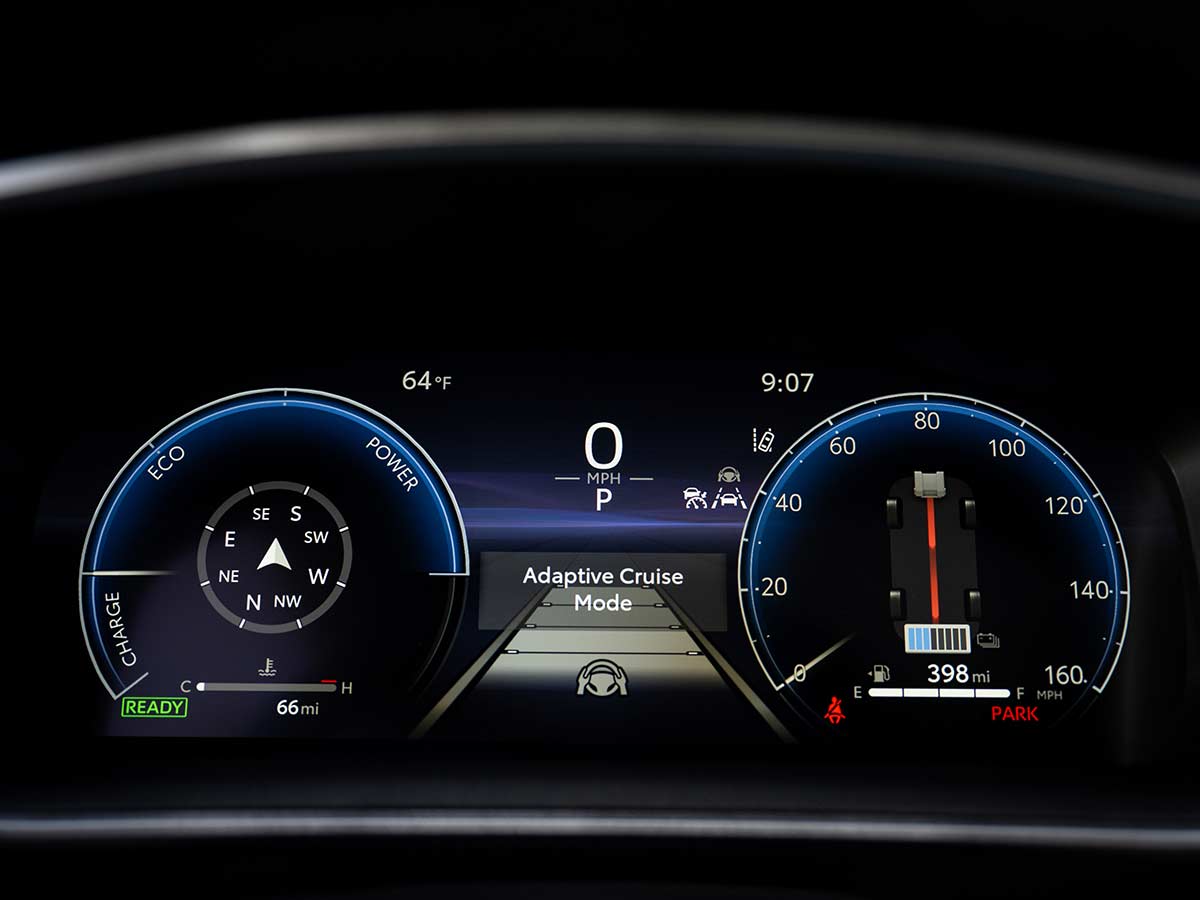 2027 Toyota Corolla Cross Hybrid XSE AWD Digital Instrument Cluster