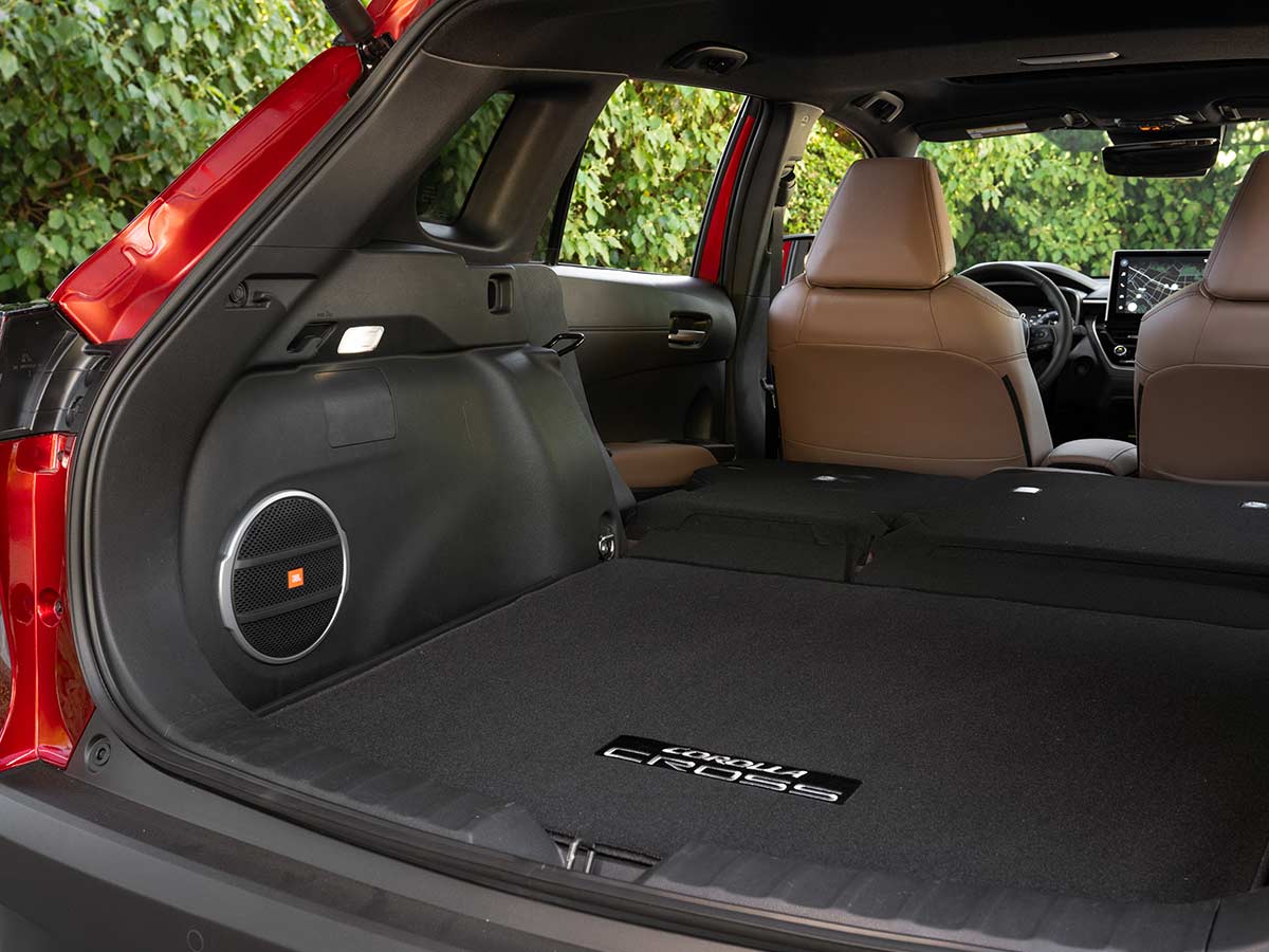 2027 Toyota Corolla Cross XLE AWD Boot Space Seats Folded